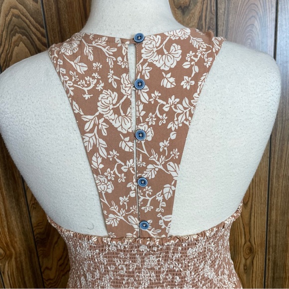 Matilda Jane Just Imagine Lauren smocked floral print midi dress large - Picture 8 of 13